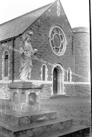 LOUGH CONN ROUND STATUE OF CHRIST THE KING